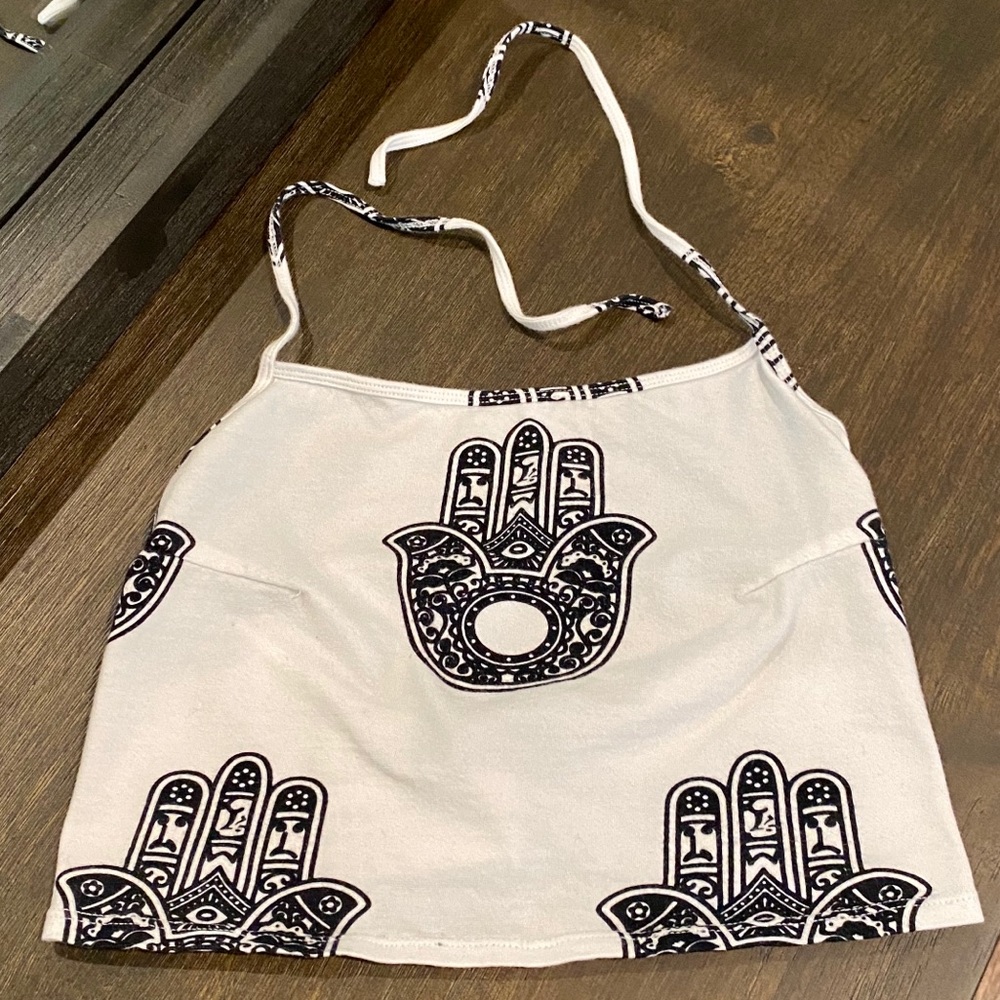 Hamsa Hand Crop Top